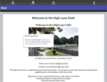 Tablet Screenshot of highlaneclub.com